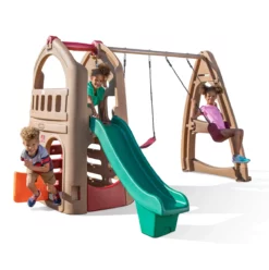 מתקן פעילות משולב בית ונדנדות Step 2