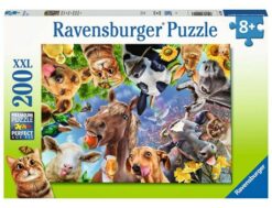 פאזל חיות חווה משעשעות 200 חלקים Ravensburger