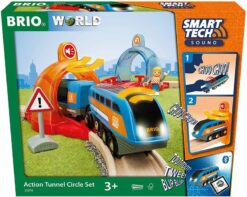 מסלול רכבת מעץ ומנהרה 33974 Brio