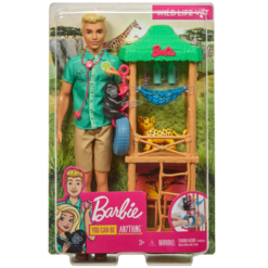 בובת ברבי קן קריירה וטרינר barbie