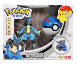 דמות פוקימון מתקפלת ופוקדור Lucario