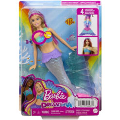 בובת ברבי דרימטופיה בת הים עם אורות Barbie