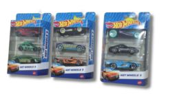 סט 3 מכוניות הוט ווילס  Hot wheels