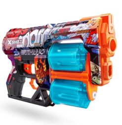 אקדח מעוצב לילדים X-SHOT  ו-8 חיצים