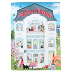טופ מודל "sweet home" חוברת יצירה והדבקה