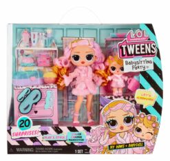 בובת אופנה לול Lol tweens 3 בייביסיטר מסיבת שינה