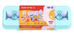 סט 12 ביצים - התאם צורה