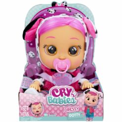 בובה אינטראקטיבית בוכה ומזילה דמעות Cry Babies Dressy - דוטי קריי בייביז