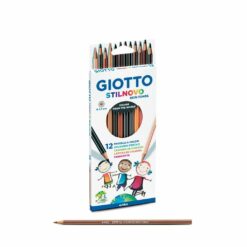 צבעי עיפרון 12 צבעי גוף Stilnovo Giotto