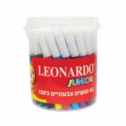 42 יחידות טושי ג'מבו צבעוניים