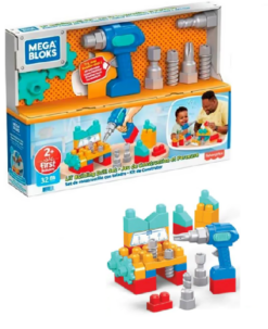 ערכת מקדחה ומארז בנייה Mega bloks