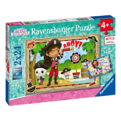 2 פאזלים 24 חלקים בית בובות של גבי Ravensburger