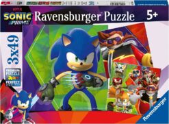 3 פאזלים 49 חלקים סוניק Ravensburger