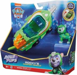 רוקי מפרץ ההרפתקאות ורכב הצלה  AQUA PUPS