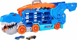 הוט ווילס טי-רקס נושאת מכוניות ענקית- Hot Wheels