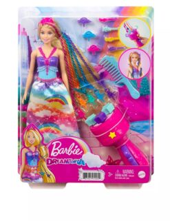 בובת ברבי דרימטופיה עם מכשיר לעיצוב שיער Barbie