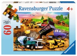 פאזל 60 חלקים מכונות באתר בנייה Ravensburger