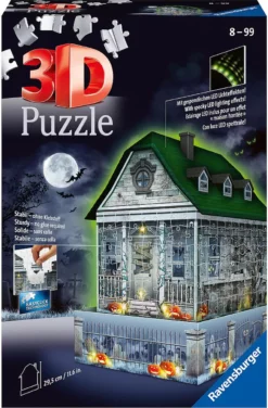 פאזל 3D תלת מימד הבית המכושף מואר Ravensburger