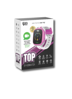השעון הראשון שלי, שעון חכם קידי ווטש Kidi watch Top ורוד