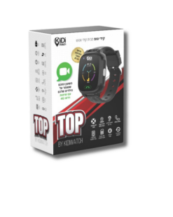 השעון הראשון שלי, שעון חכם קידי ווטש Kidi watch Top שחור