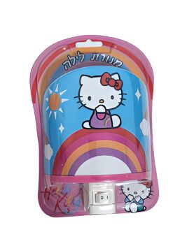 מנורת לילה ממותגת הלו קיטי לילדים